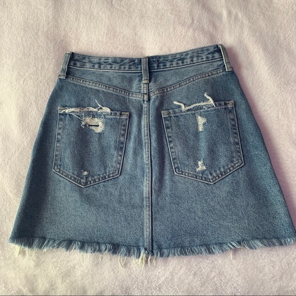 Abercrombie Jean Skirt High Rise - Picture 3 of 3